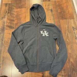 Vintage Y2K Nike Gray UK Kentucky Logo Hoodie